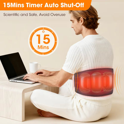 Wireless Air Pressure Massage & Heating Lumbar Support Belt