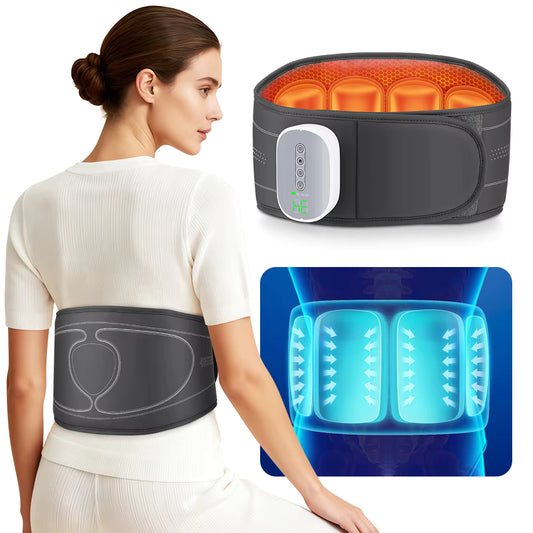 Wireless Air Pressure Massage & Heating Lumbar Support Belt
